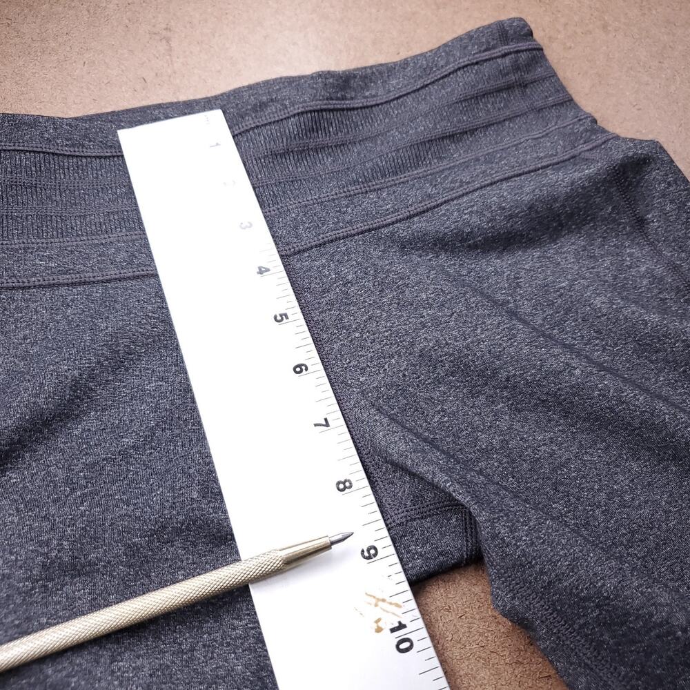Prana Yoga Pants Women S Charcoal Gray Heather Wide Leg Flare Athleisure Casual - Picture 7 of 12
